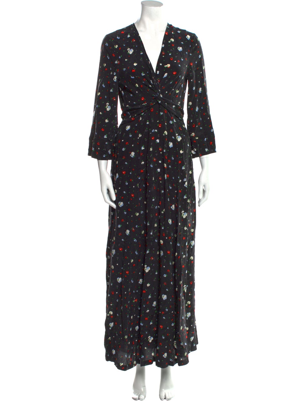 Ganni Silk Long Dress - image 1