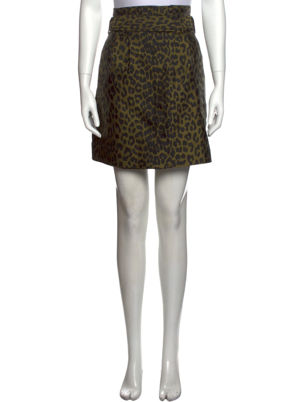 Ganni Animal Print Mini Skirt - image 1