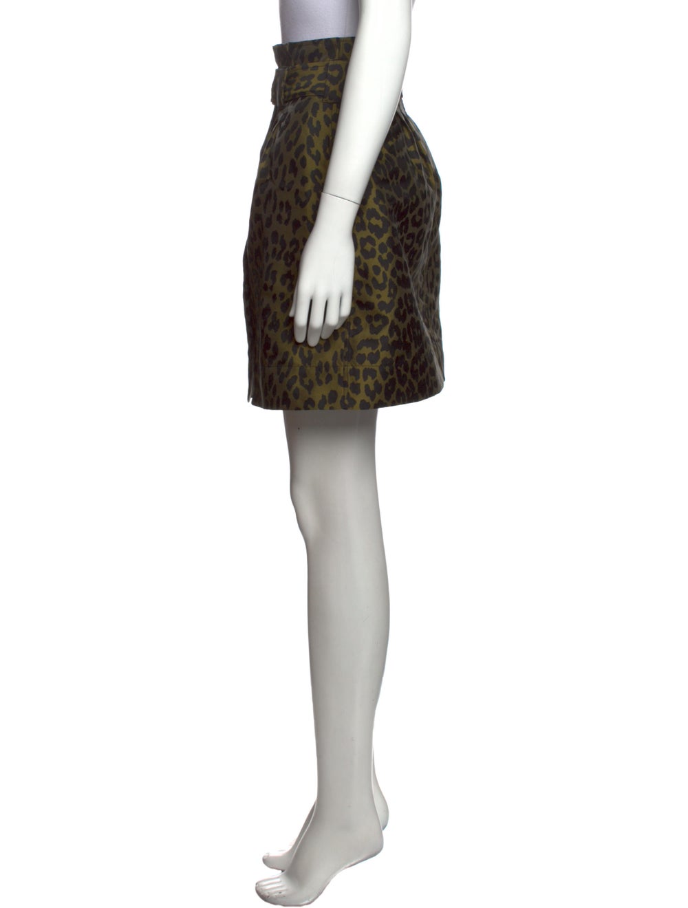 Ganni Animal Print Mini Skirt - image 2