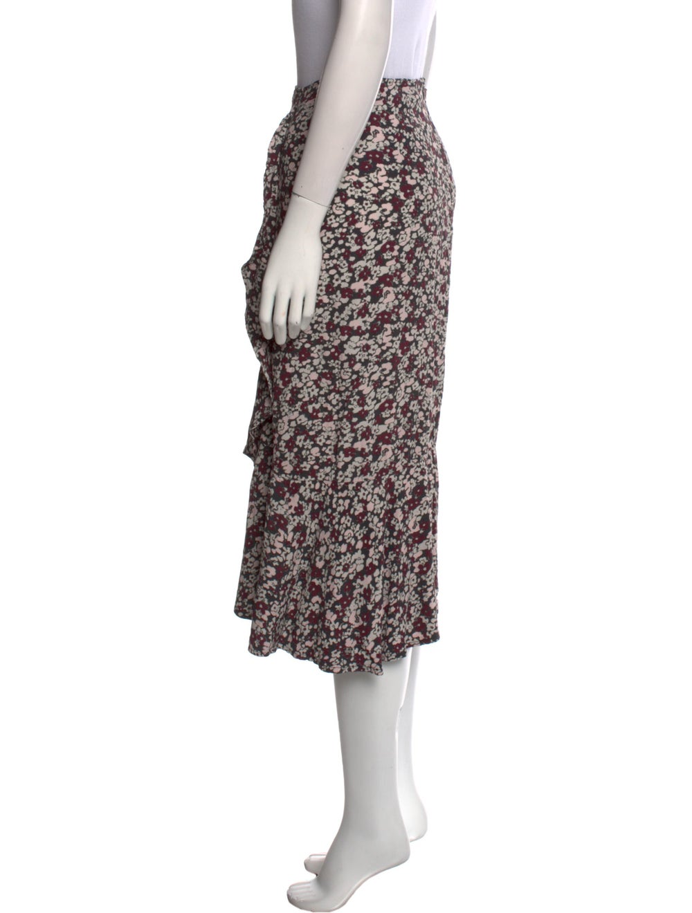 Ganni Floral Print Midi Length Skirt - image 2