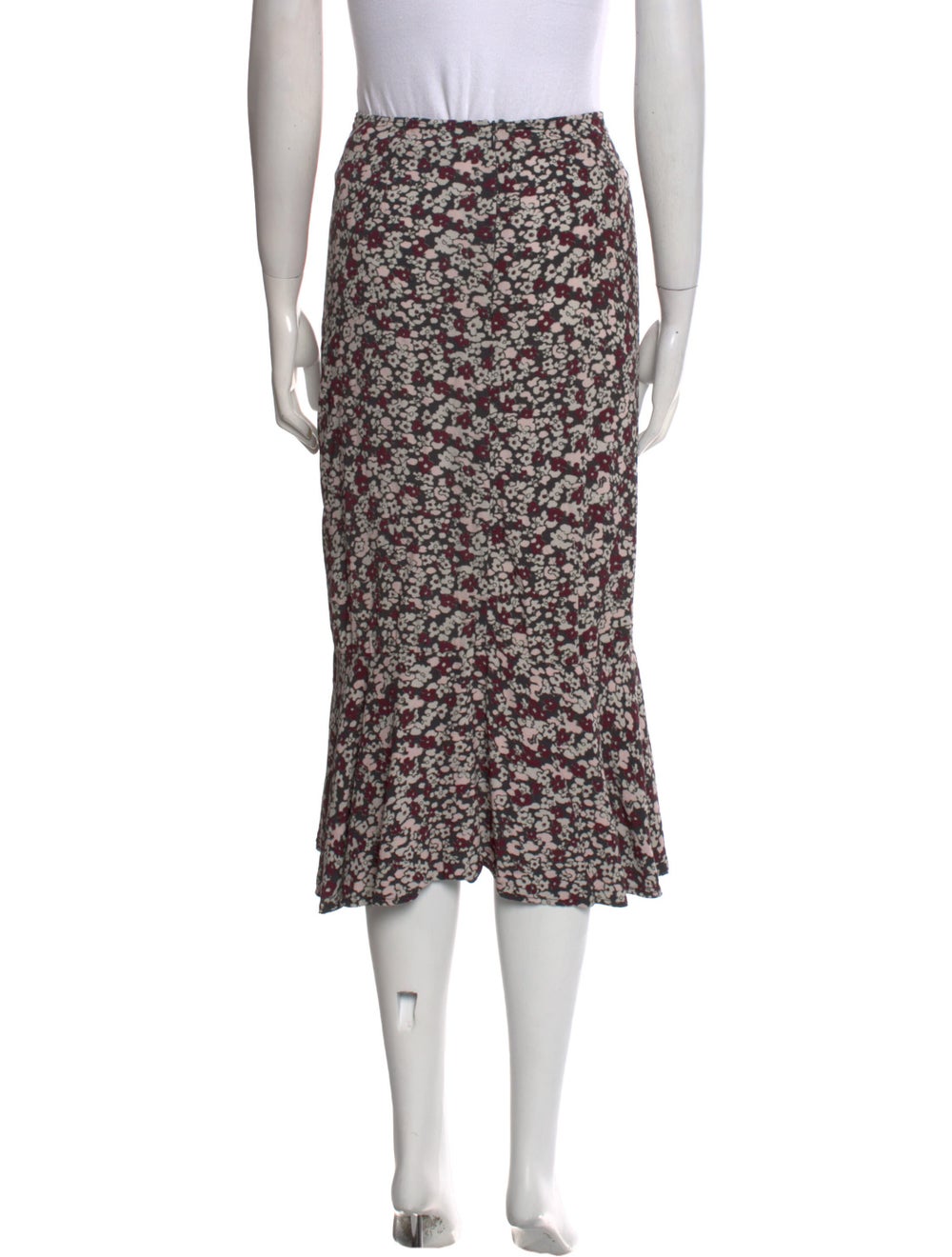 Ganni Floral Print Midi Length Skirt - image 3