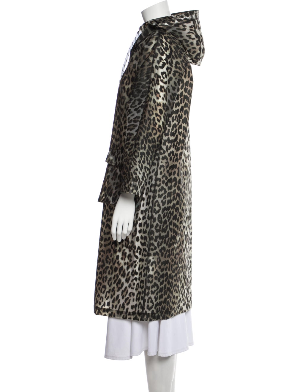 Ganni Animal Print Faux Fur Coat - image 2