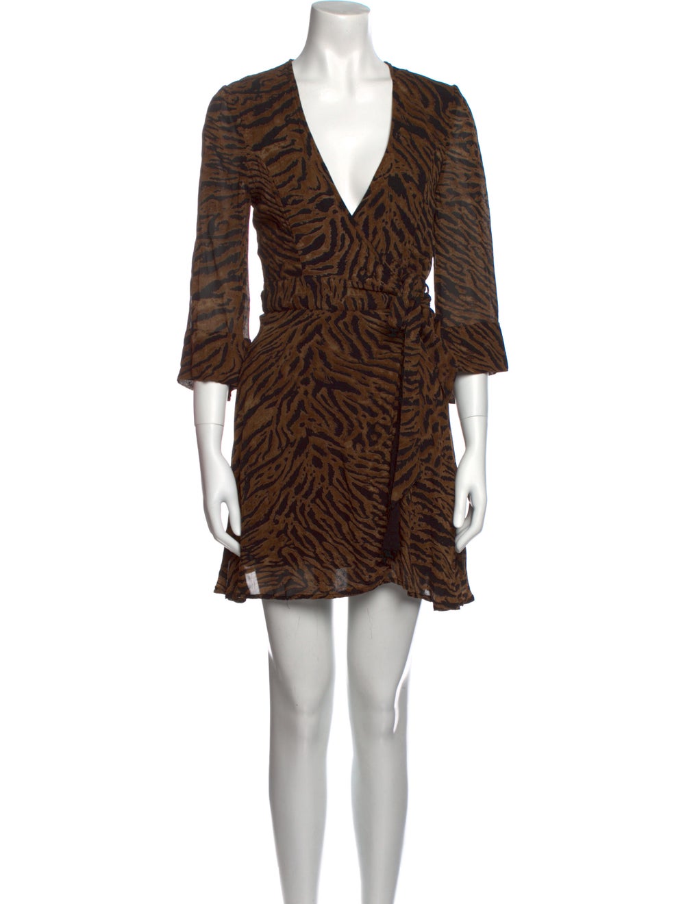Ganni Printed Mini Dress - image 1