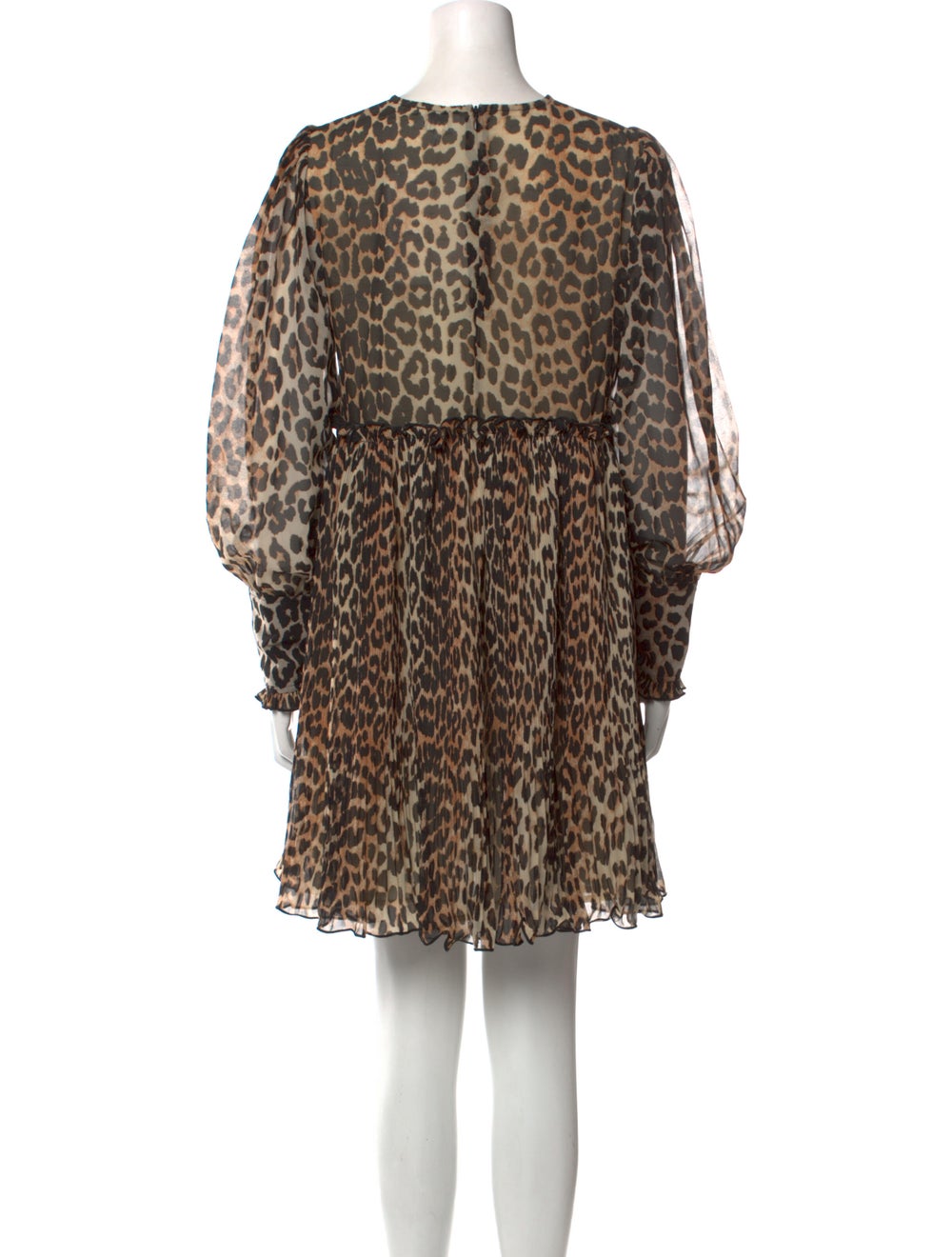 Ganni Animal Print Mini Dress - image 3