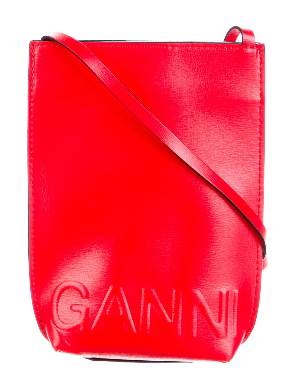 Ganni Leather Crossbody Bag - image 1
