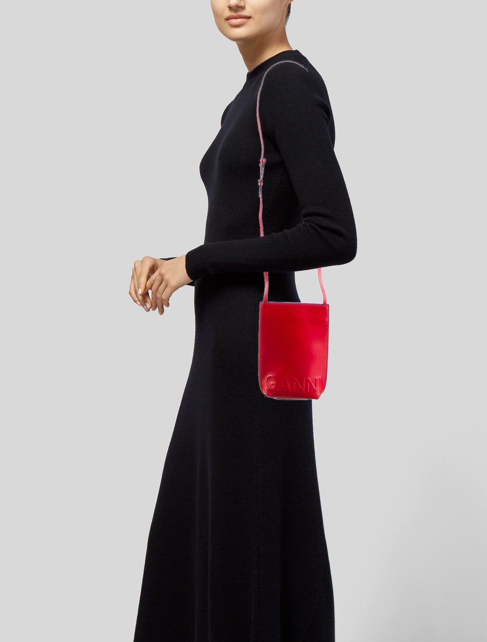 Ganni Leather Crossbody Bag - image 2