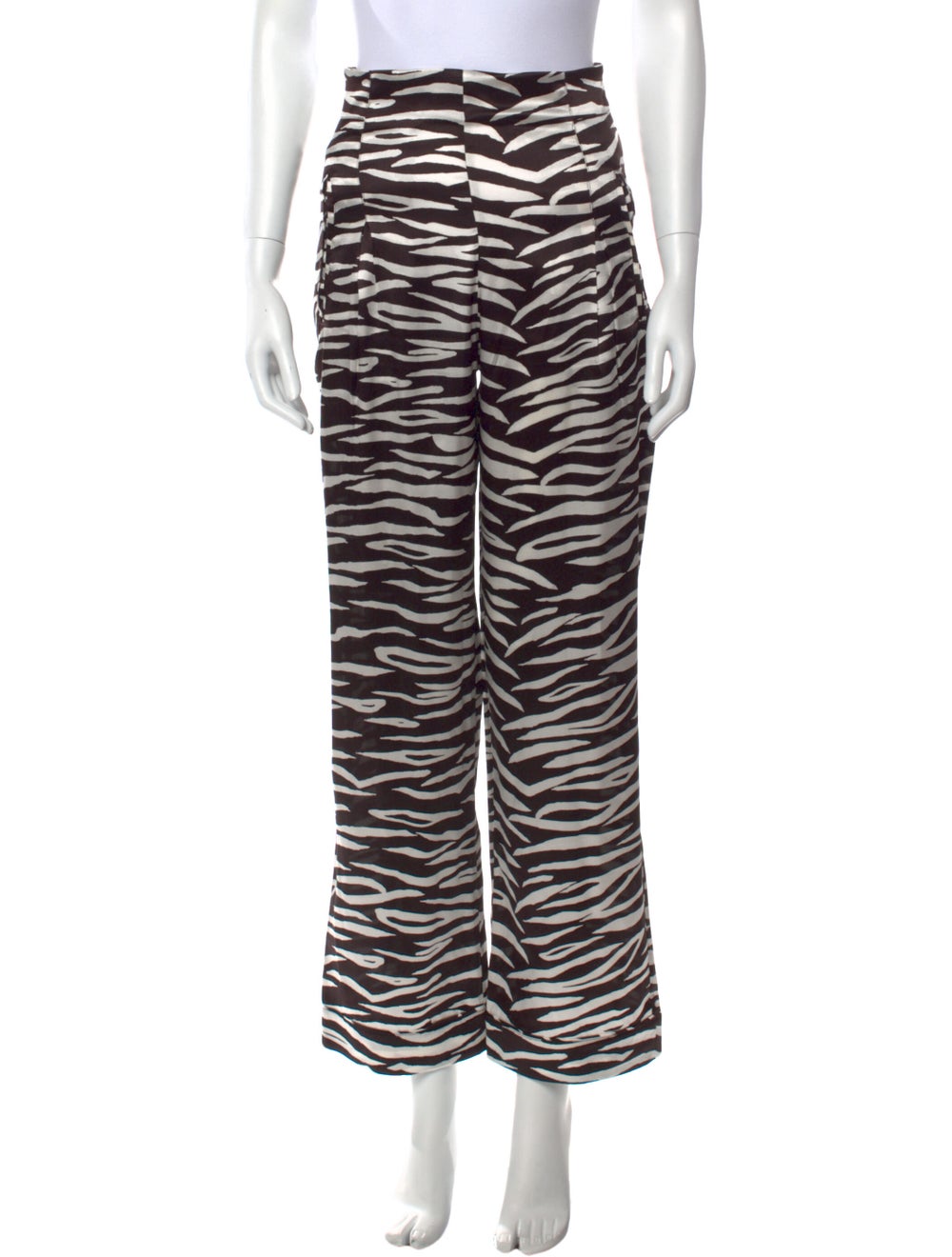 Ganni Silk Wide Leg Pants - image 1