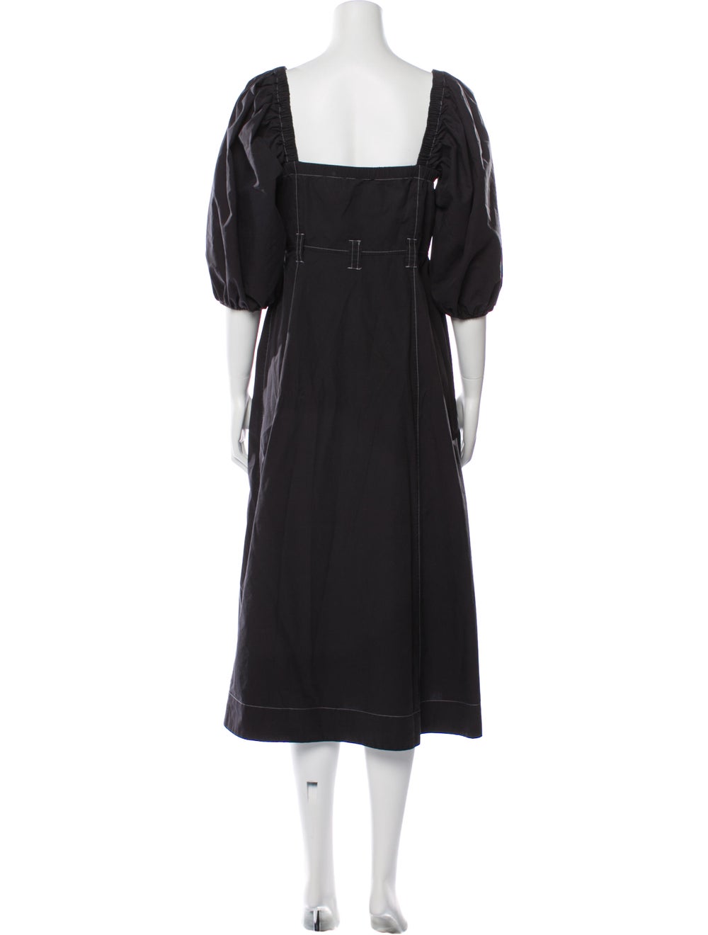 Ganni Square Neckline Long Dress - image 3