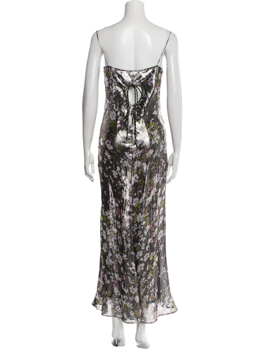 Ganni Floral Print Long Dress - image 3