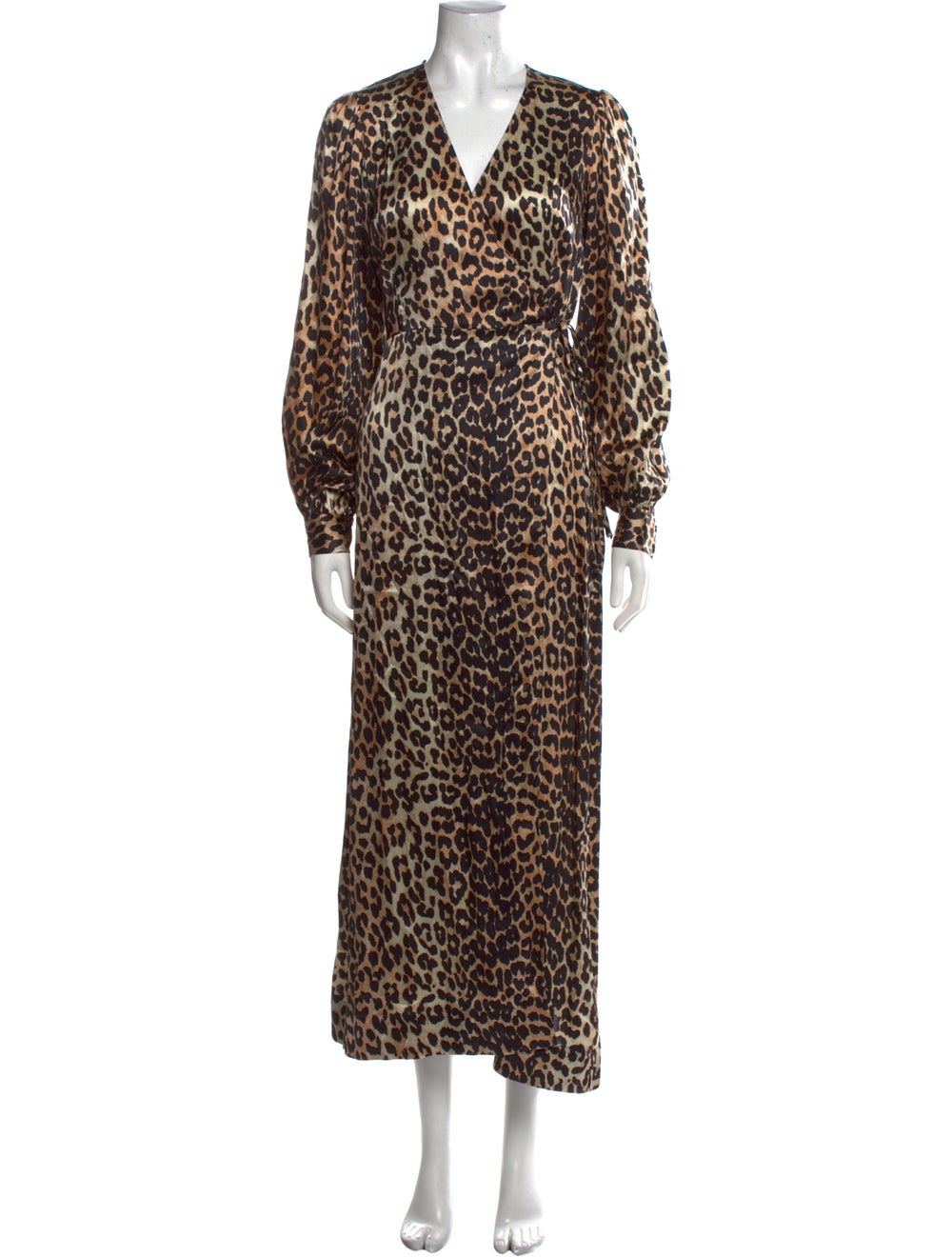 Ganni Silk Long Dress - image 1