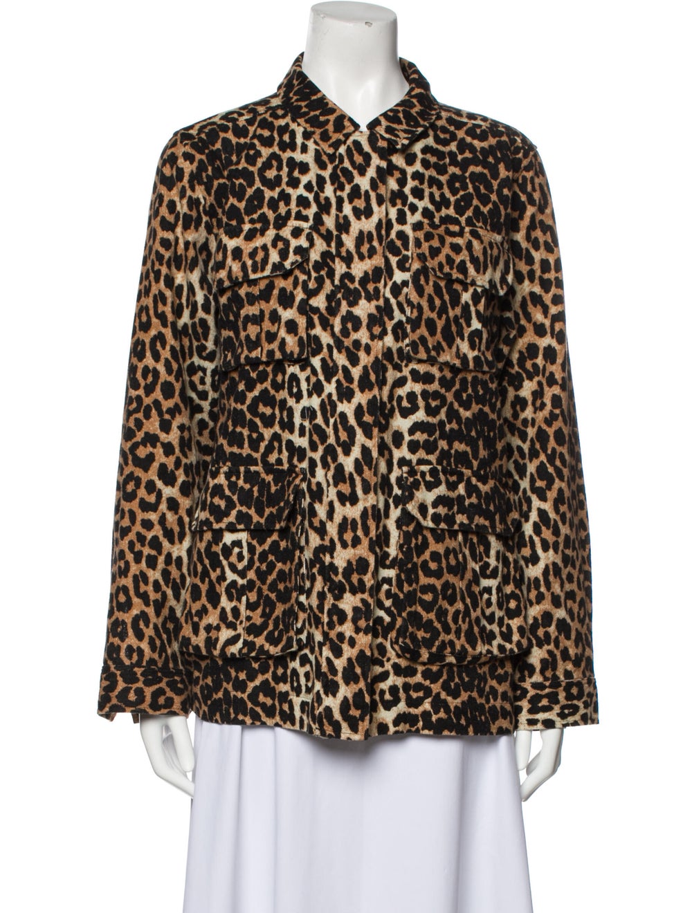 Ganni Animal Print Evening Jacket - image 1