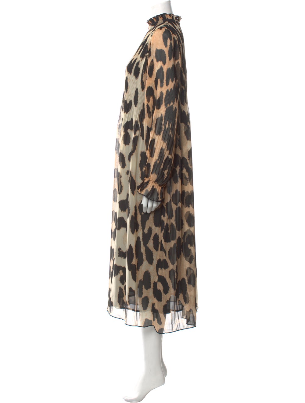 Ganni Animal Print Long Dress - image 2