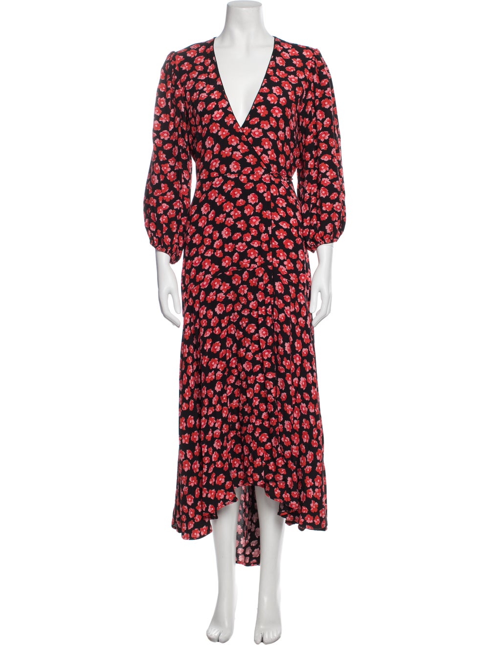 Ganni Floral Print Long Dress - image 1