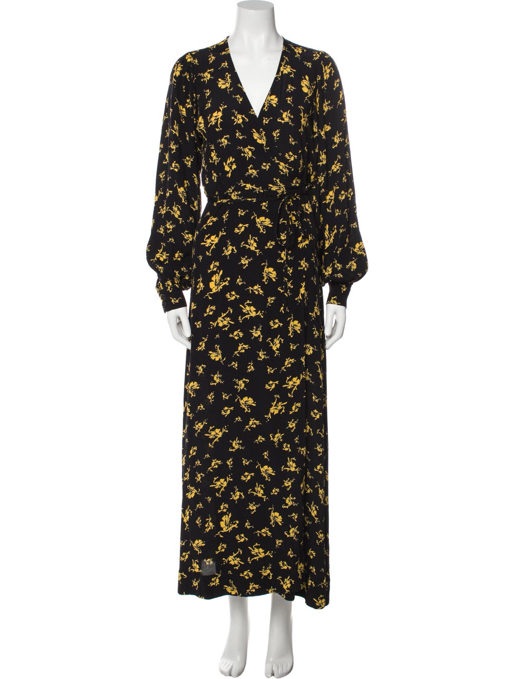 Ganni Floral Print Long Dress - image 1