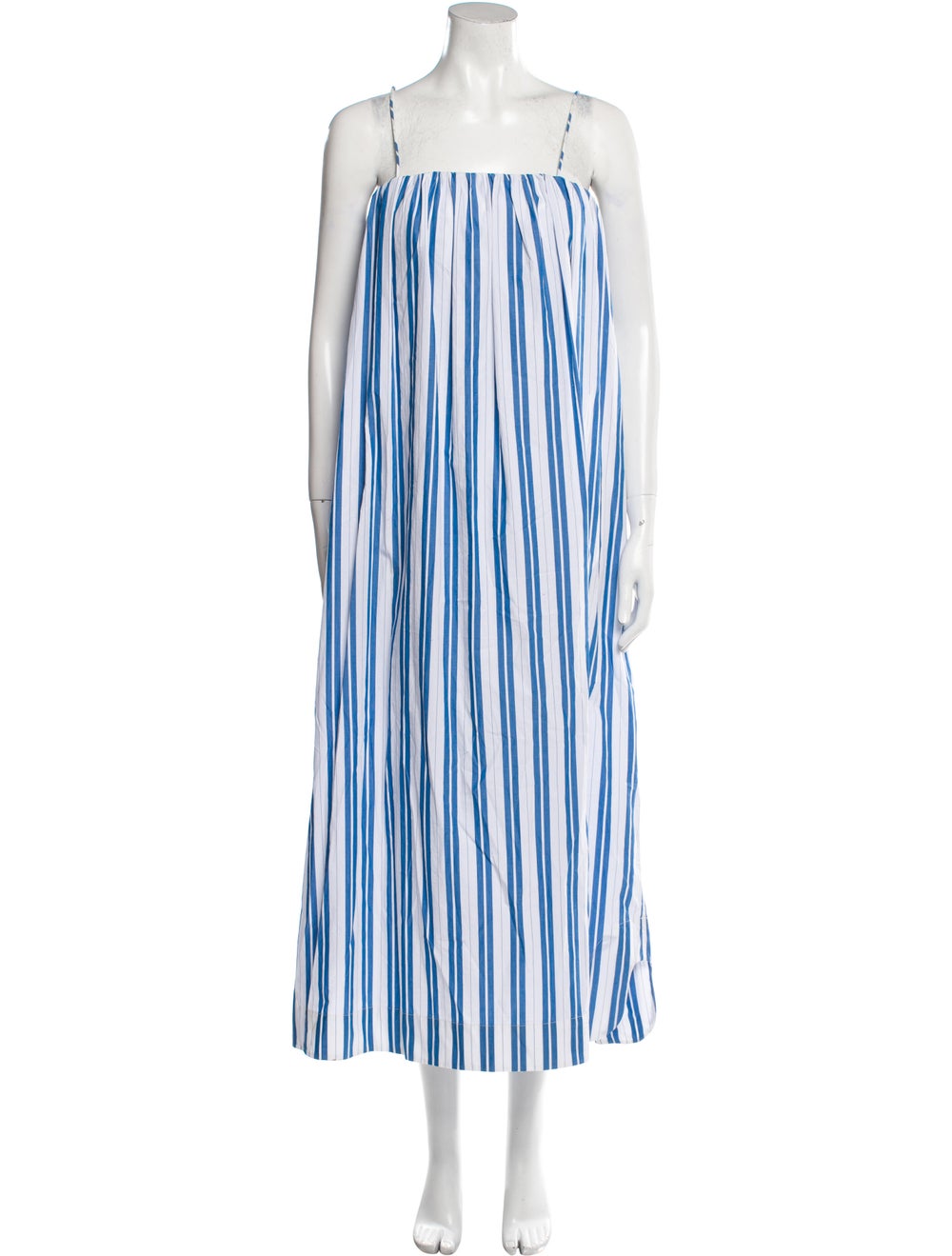 Ganni Striped Midi Length Dress - image 1