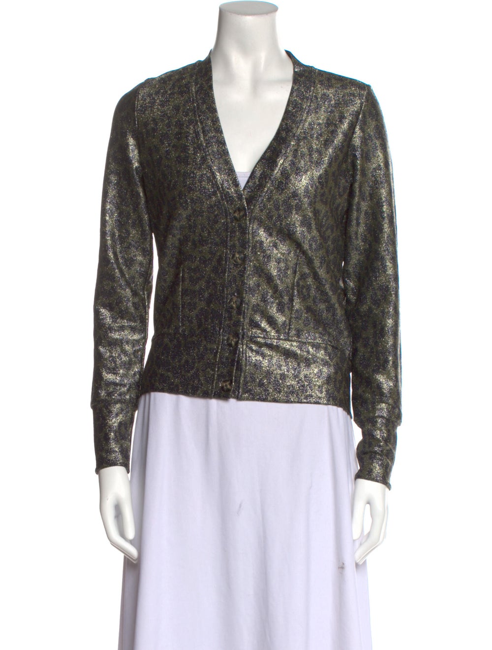Ganni V-Neck Sweater - image 1