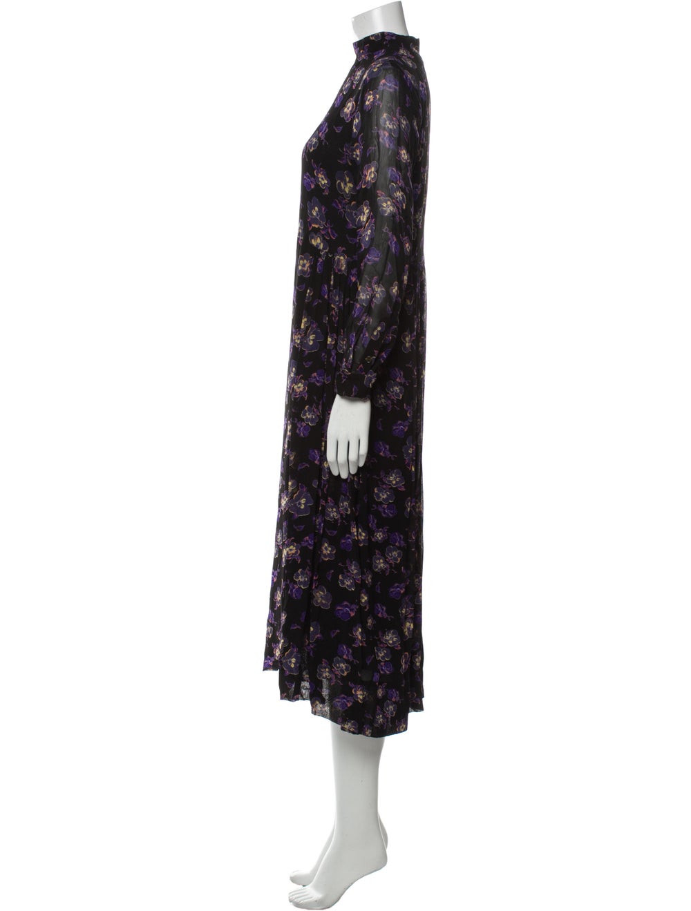 Ganni Floral Print Long Dress - image 2