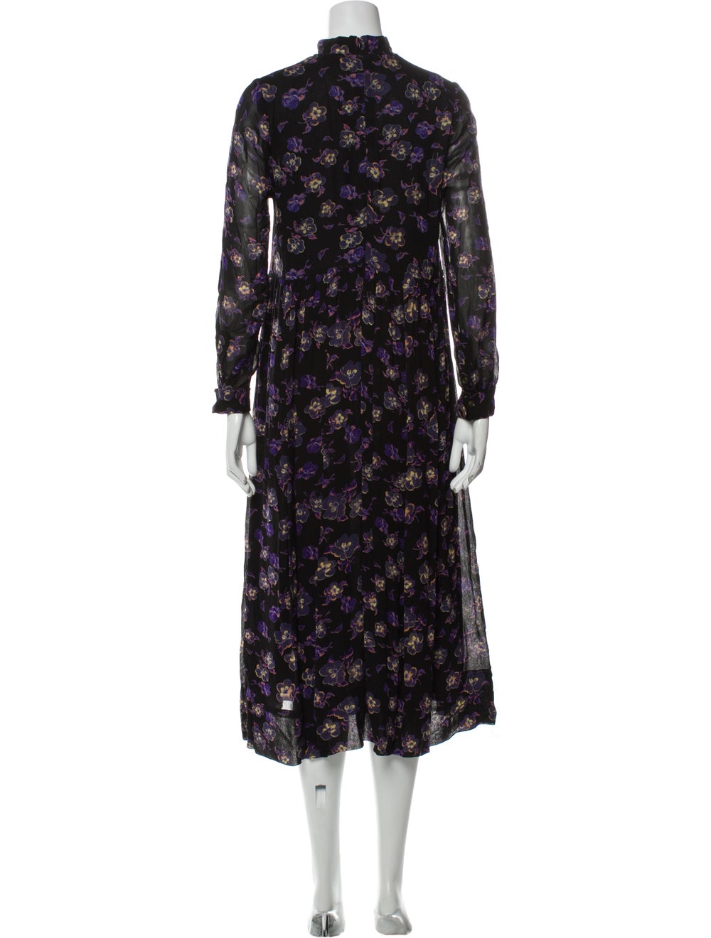 Ganni Floral Print Long Dress - image 3
