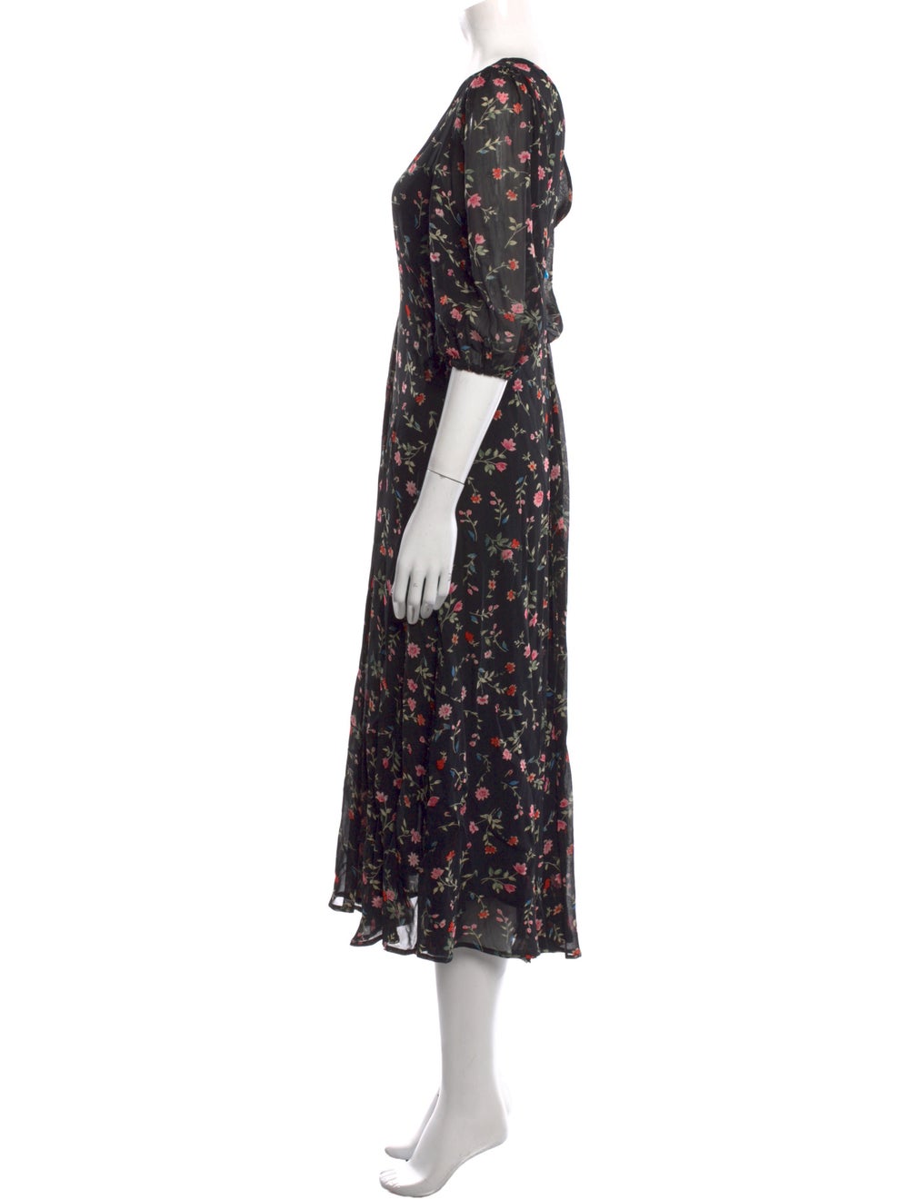 Ganni Floral Print Long Dress - image 2
