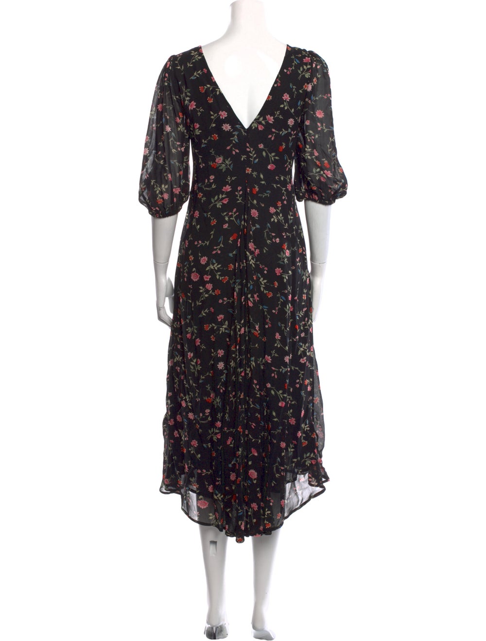 Ganni Floral Print Long Dress - image 3