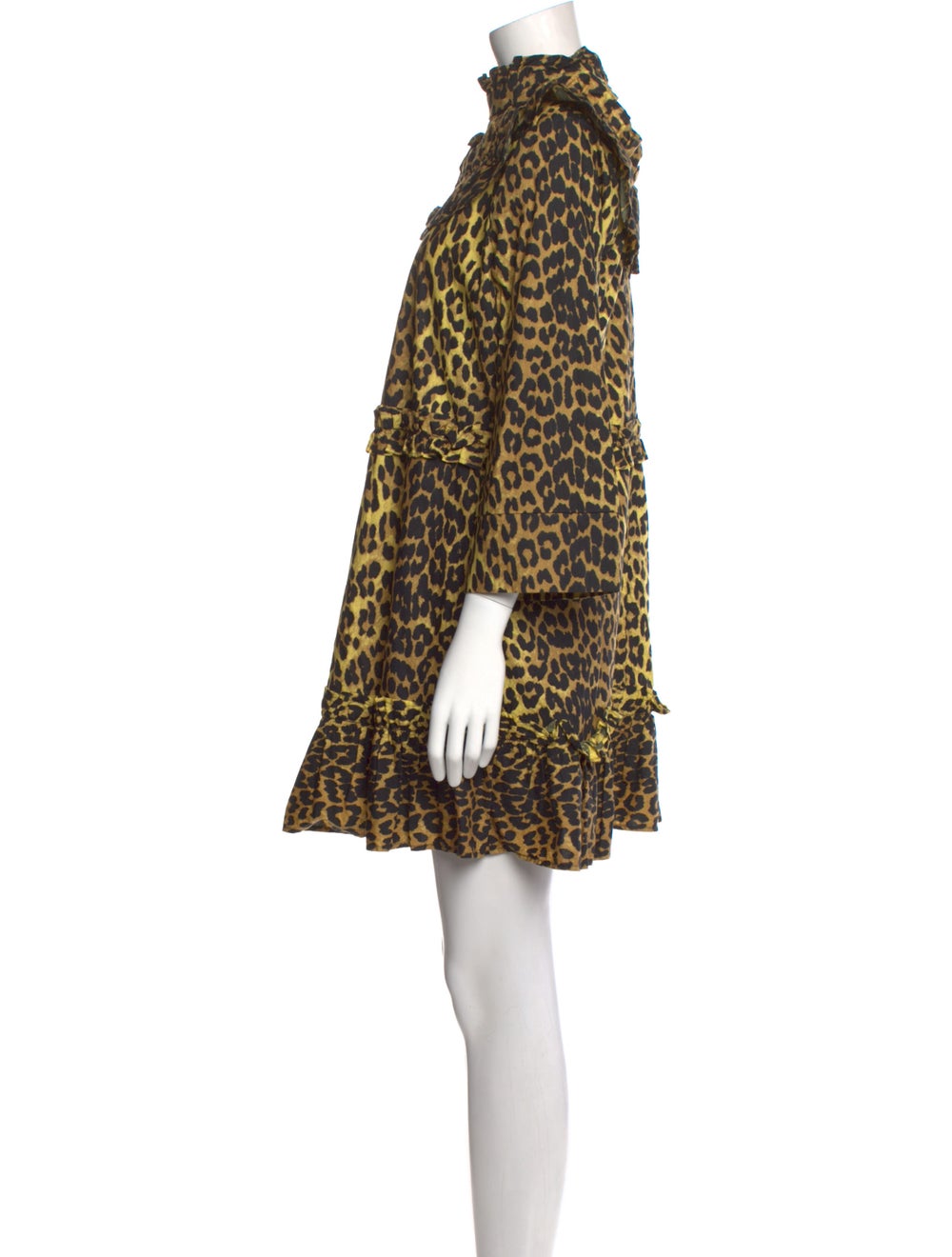 Ganni Animal Print Mini Dress - image 2