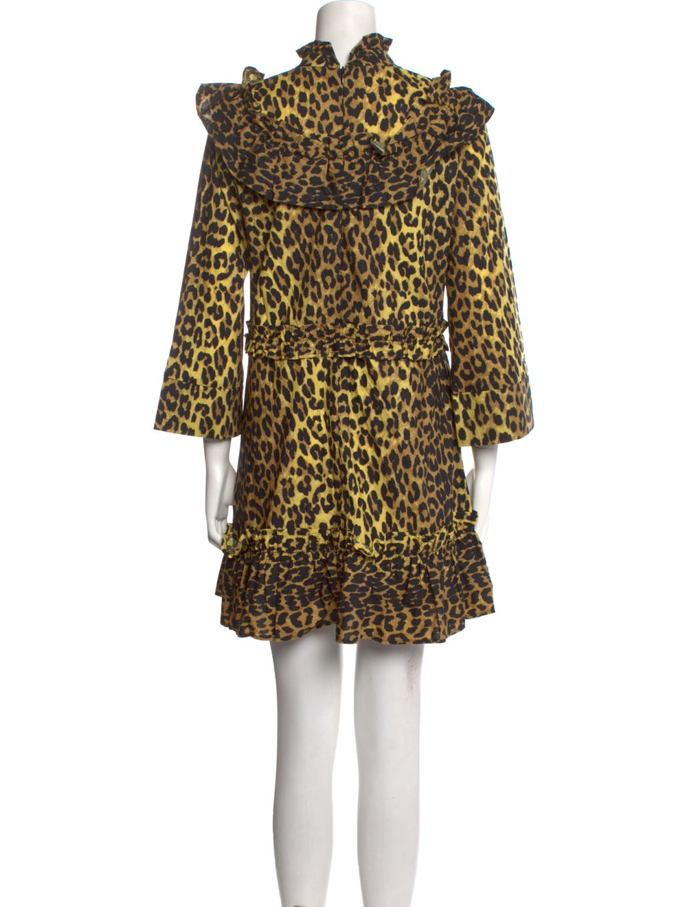 Ganni Animal Print Mini Dress - image 3