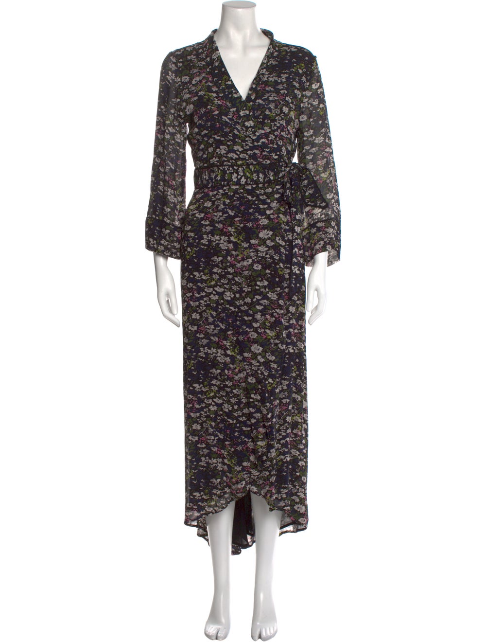 Ganni Floral Print Long Dress - image 1