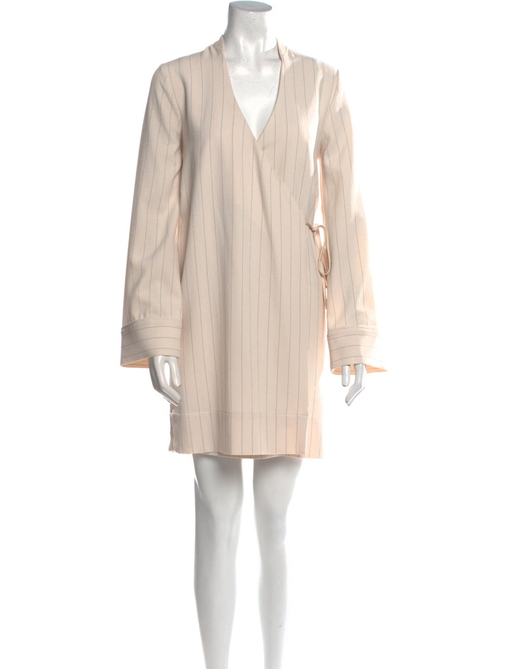 Ganni V-Neck Mini Dress - image 1