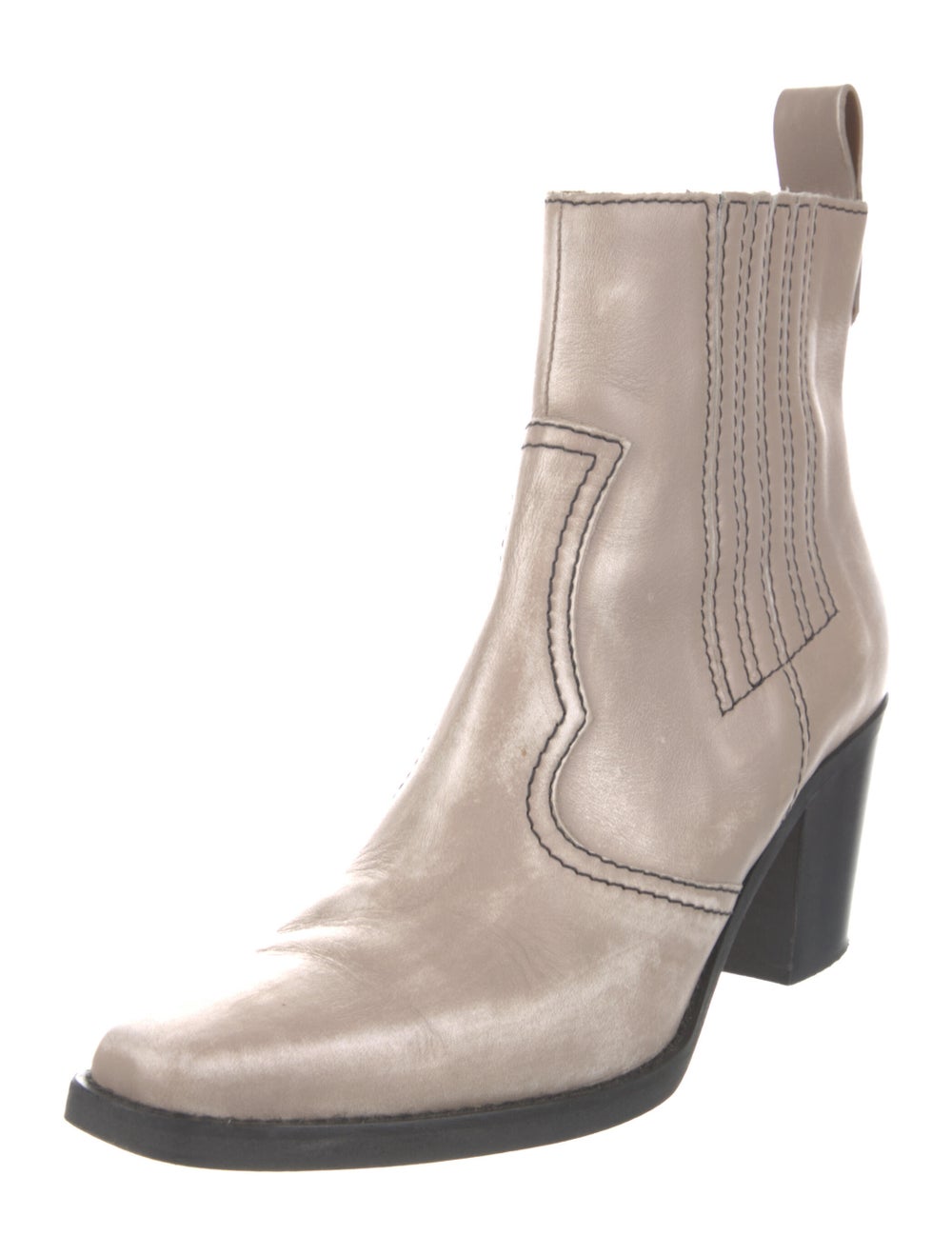 Ganni Leather Western Boots - image 2