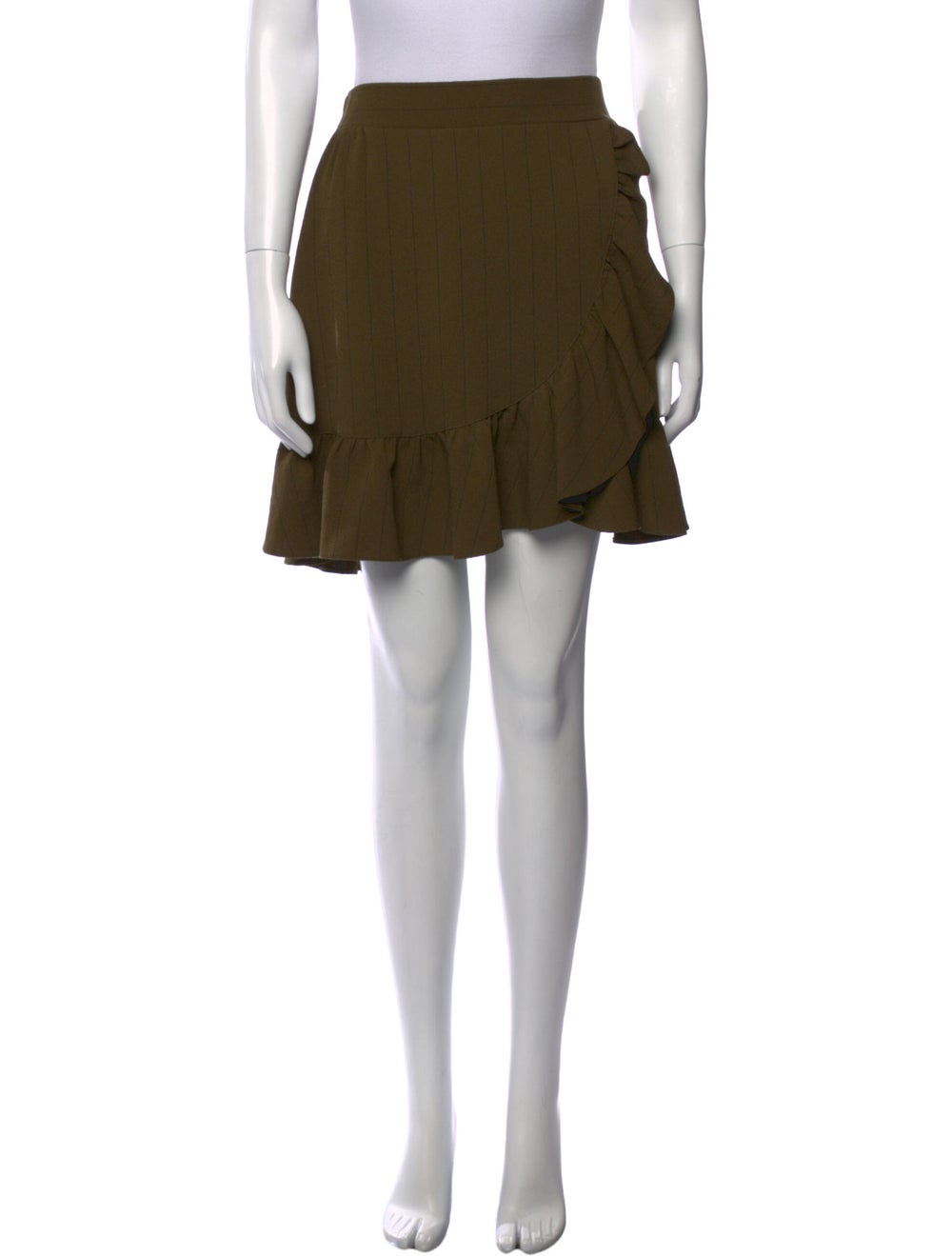 Ganni Ruffle Embellishment Mini Skirt - image 1