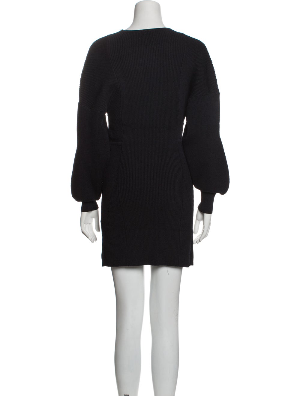 Ganni V-Neck Mini Dress - image 3
