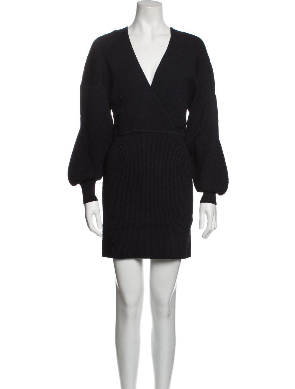 Ganni V-Neck Mini Dress - image 1