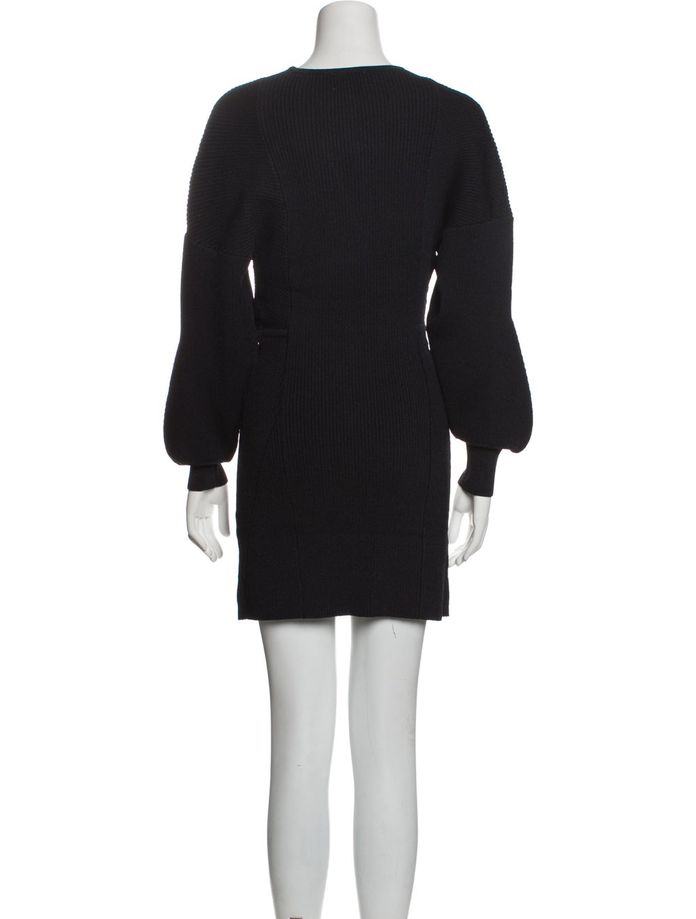 Ganni V-Neck Mini Dress - image 3