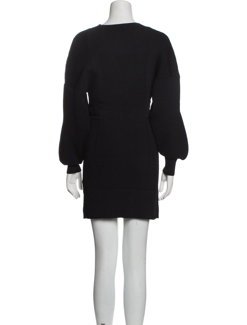 Ganni V-Neck Mini Dress - image 3