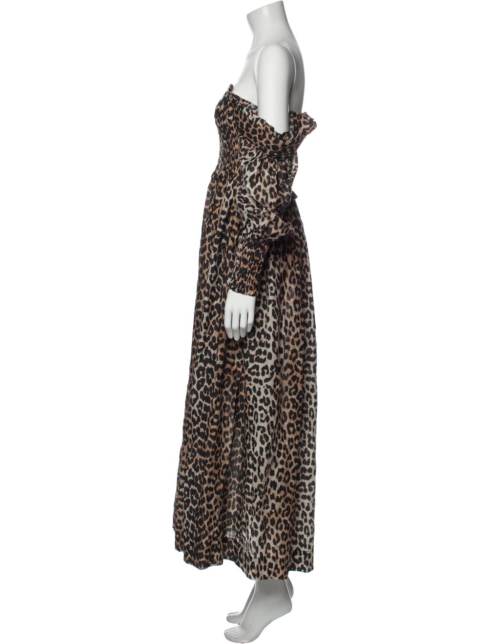 Ganni Animal Print Long Dress w/ Tags - image 2
