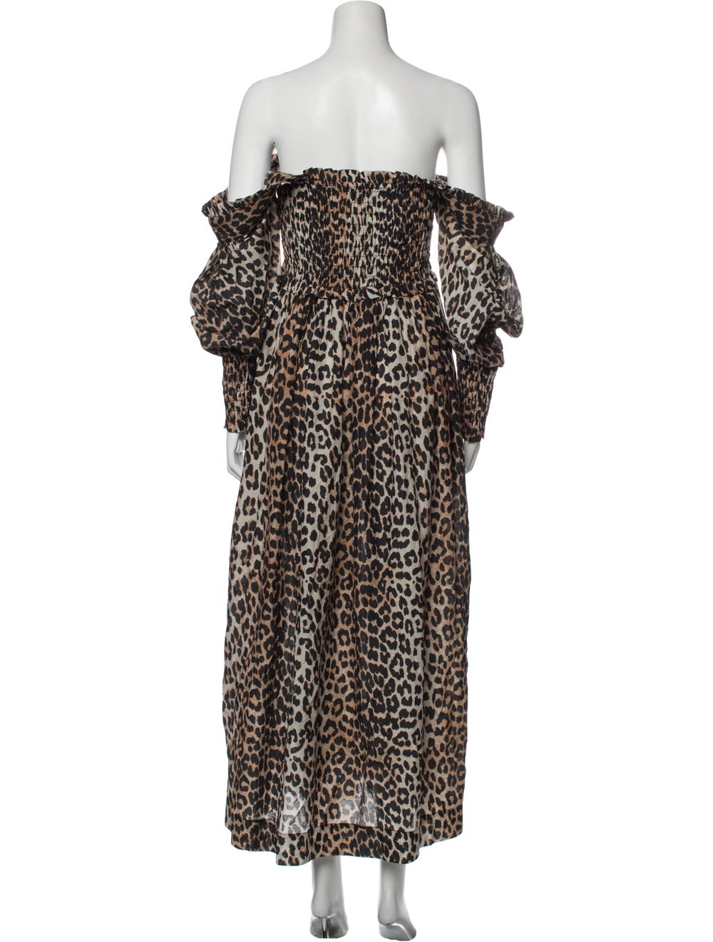 Ganni Animal Print Long Dress w/ Tags - image 3