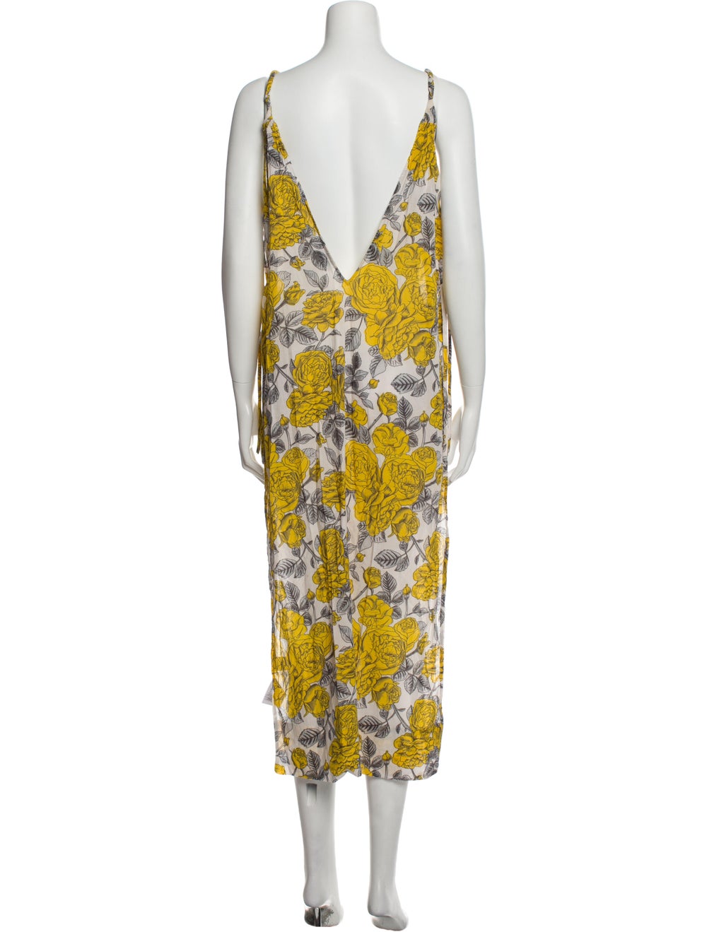 Ganni Floral Print Long Dress - image 3