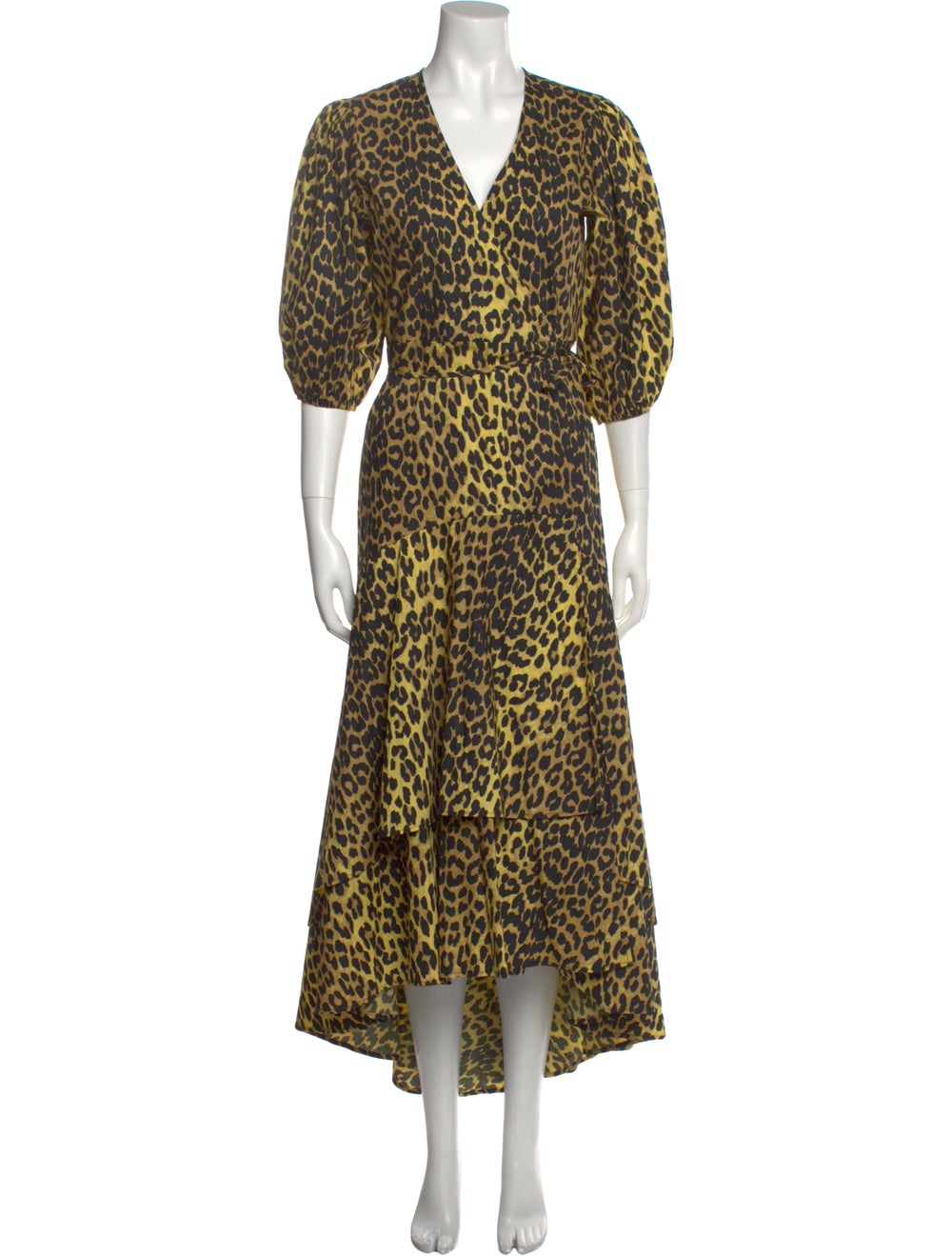 Ganni Animal Print Long Dress w/ Tags - image 1