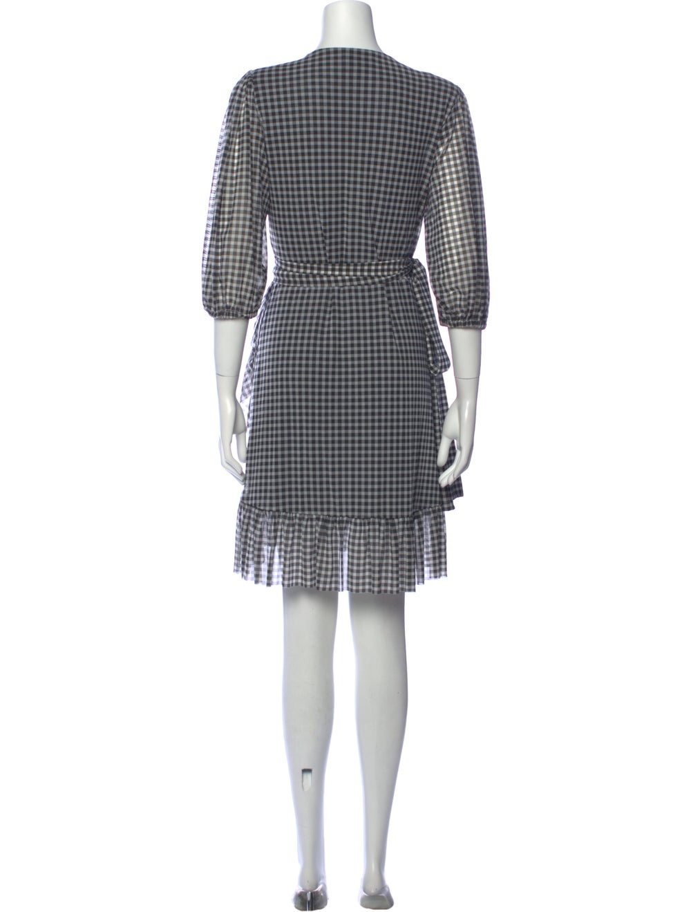 Ganni Plaid Print Mini Dress - image 3