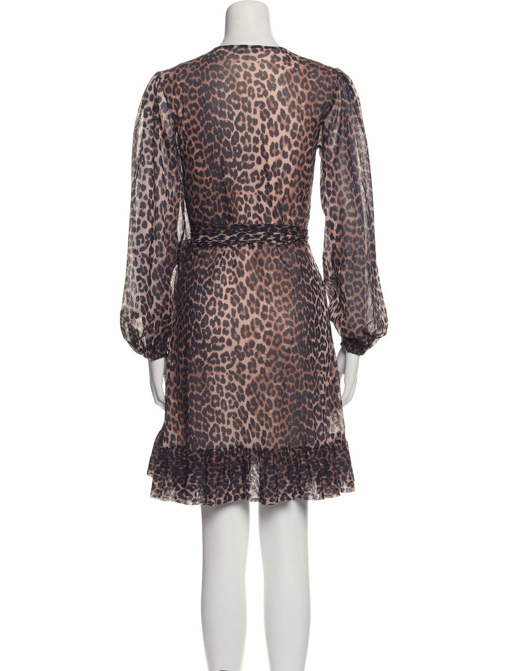 Ganni Animal Print Mini Dress - image 3