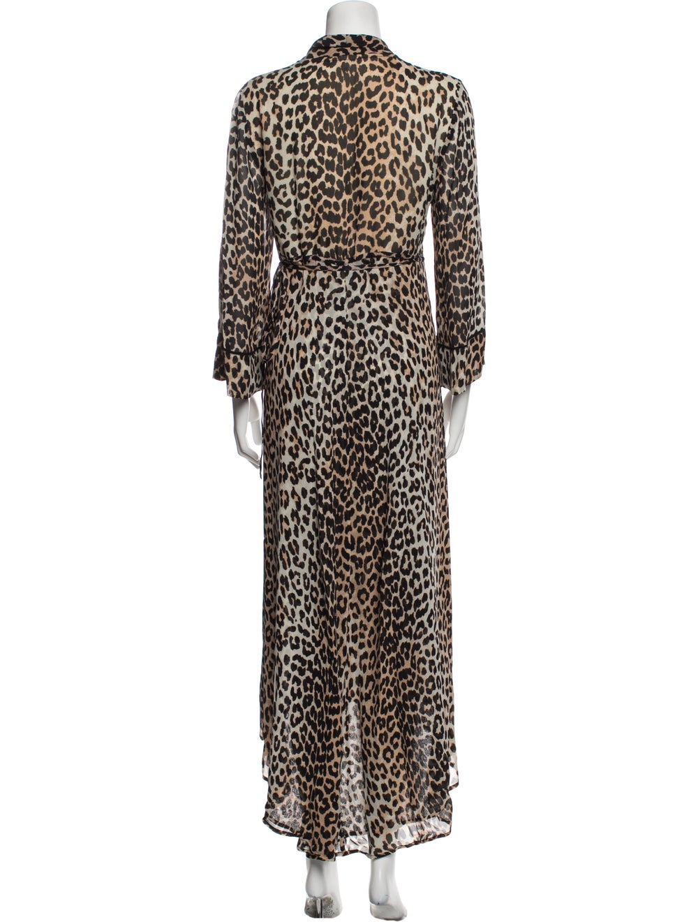 Ganni Animal Print Long Dress - image 3