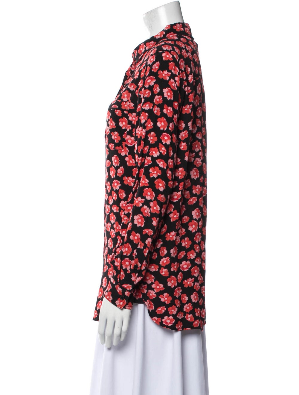 Ganni Printed Long Sleeve Blouse - image 2