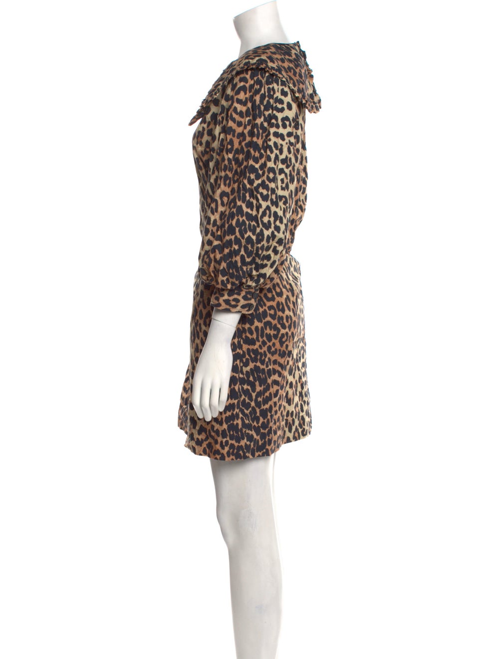 Ganni Animal Print Mini Dress - image 2