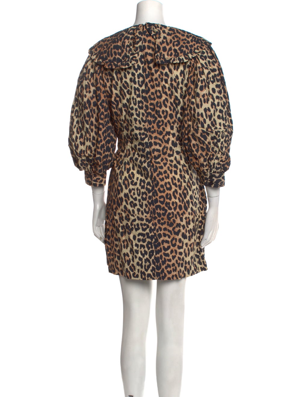 Ganni Animal Print Mini Dress - image 3
