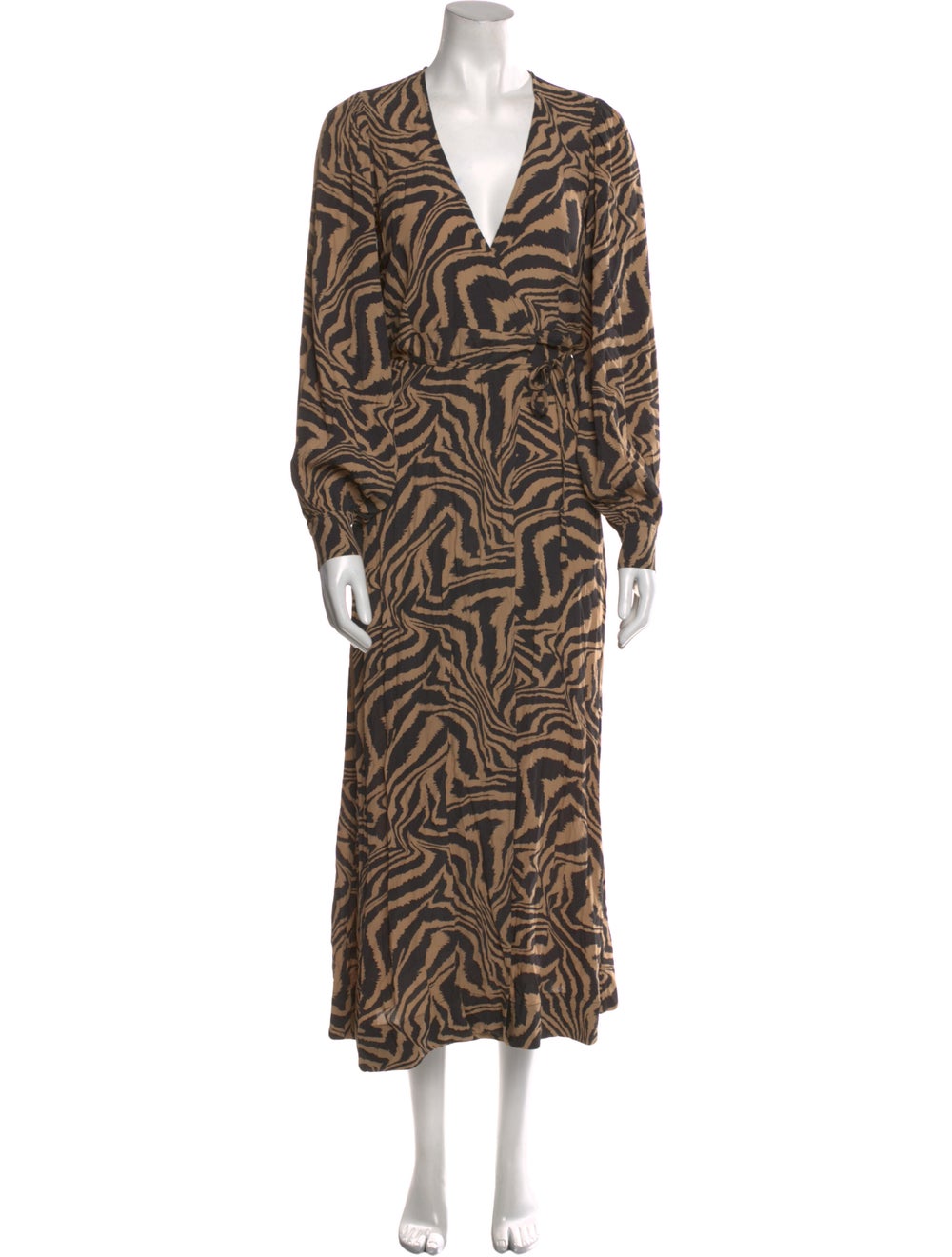 Ganni Animal Print Long Dress w/ Tags - image 1