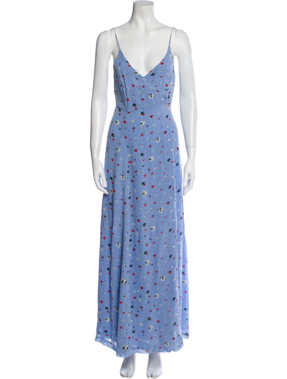 Ganni Floral Print Long Dress - image 1