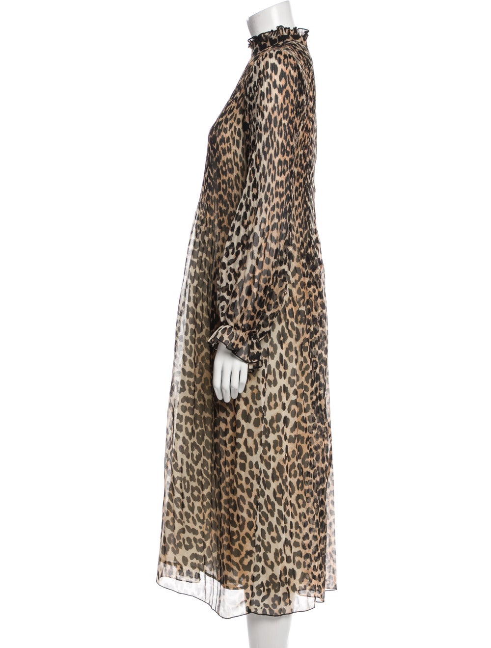 Ganni Animal Print Long Dress - image 2