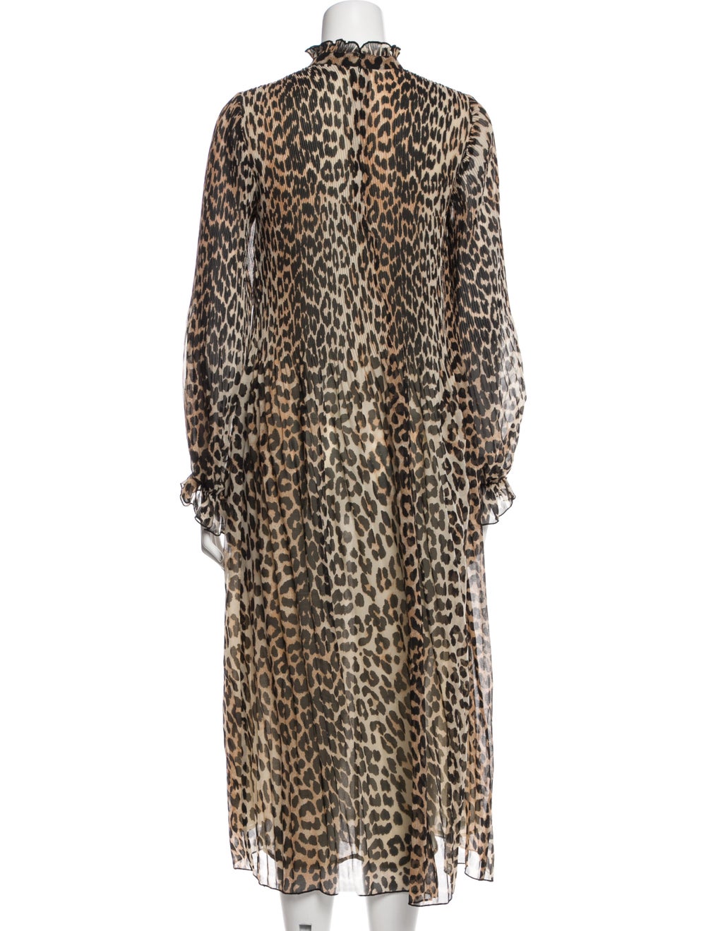 Ganni Animal Print Long Dress - image 3