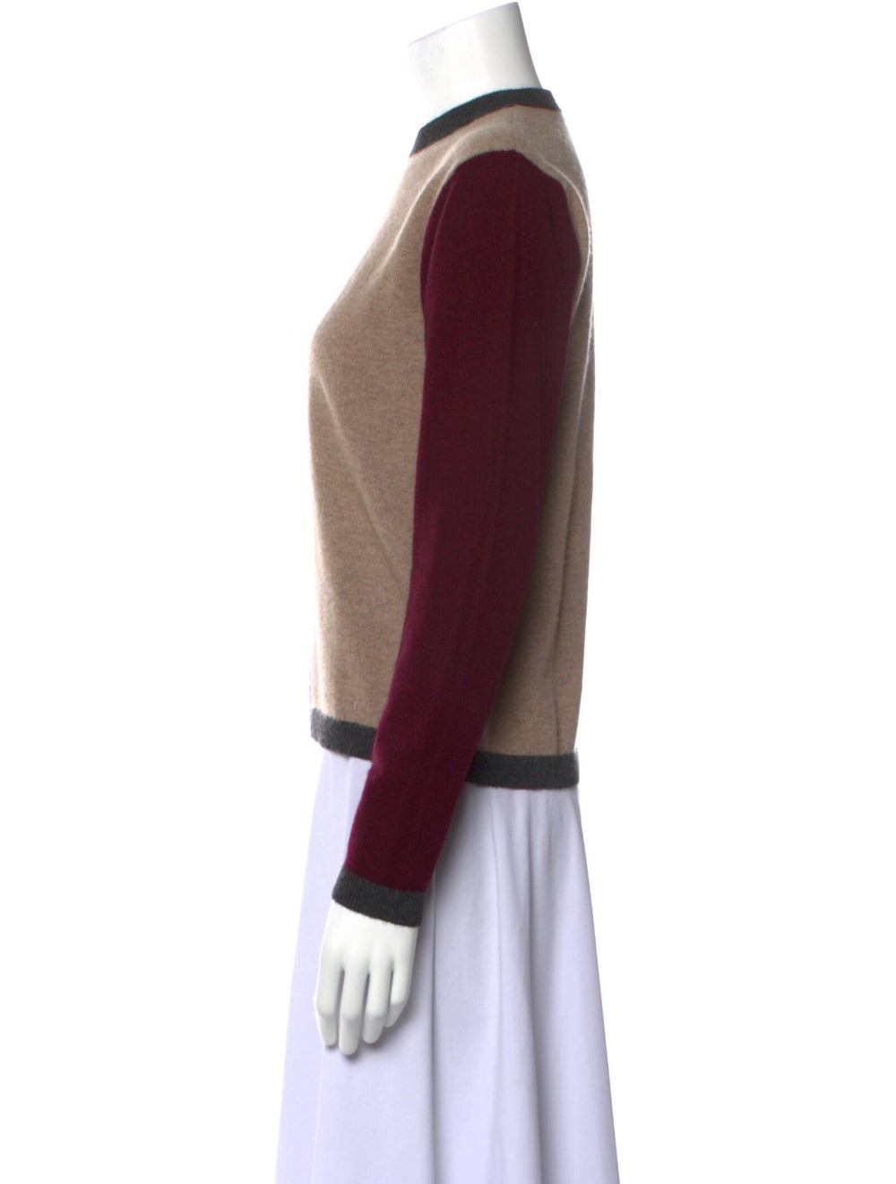 Ganni Cashmere Colorblock Pattern Sweater - image 2