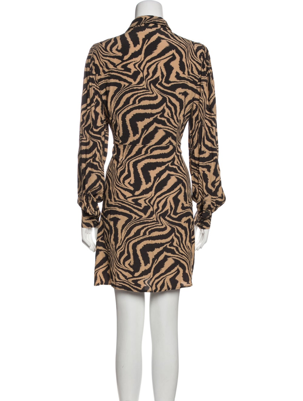 Ganni Animal Print Mini Dress - image 3